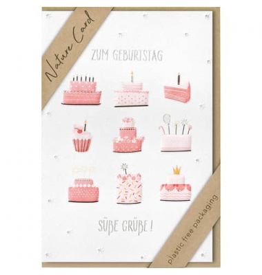 bsb, Billett, Nature Card Geburtstag
