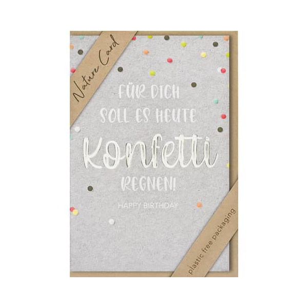 bsb, Billett, Nature Card Geburtstag