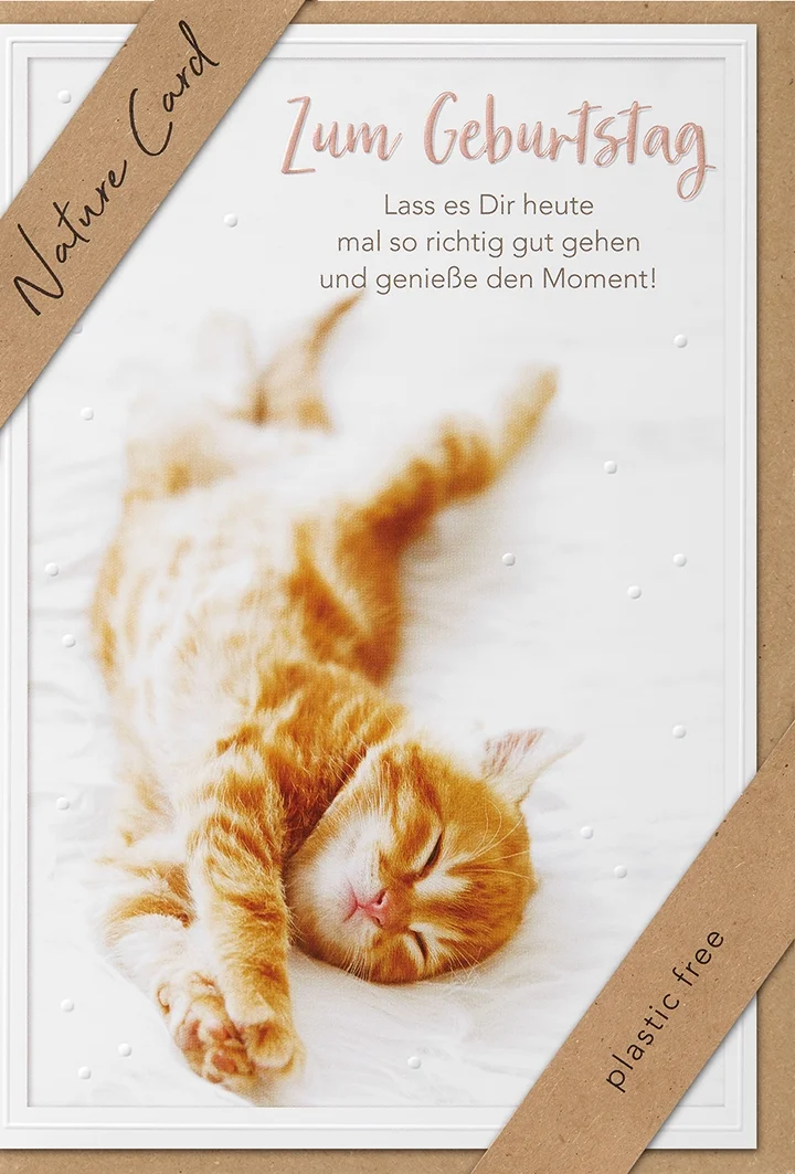 bsb, Billett, Nature Card Geburtstag