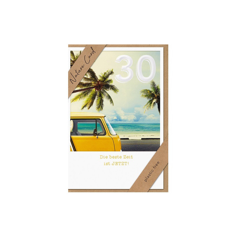 bsb, Billett, Nature Card Geburtstag 30