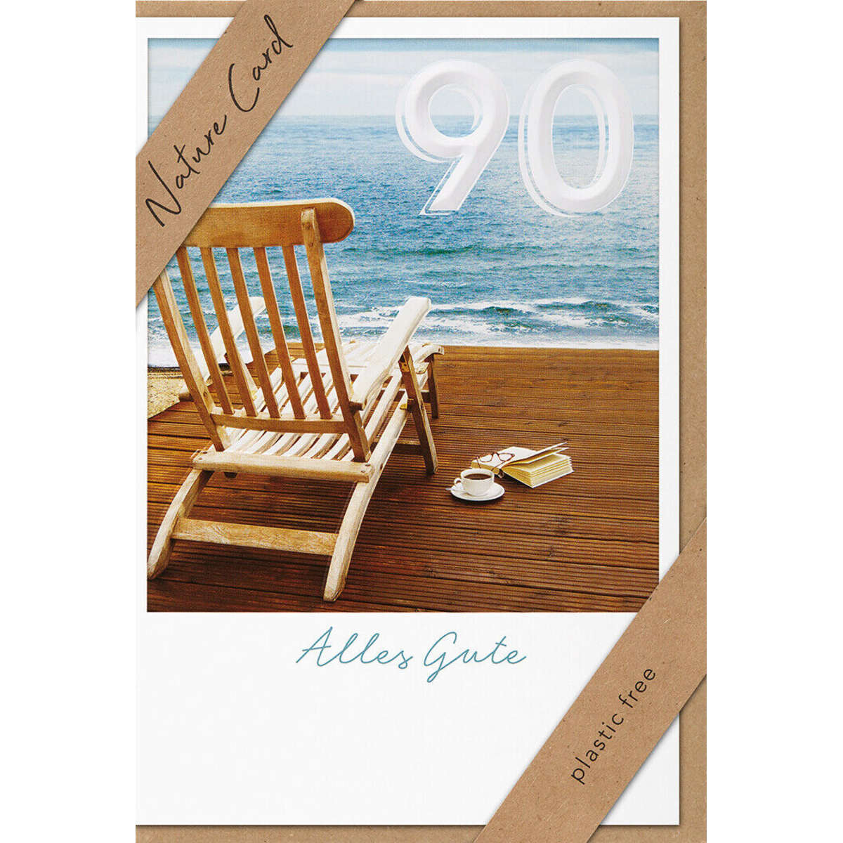 bsb, Billett, Nature Card Geburtstag 90