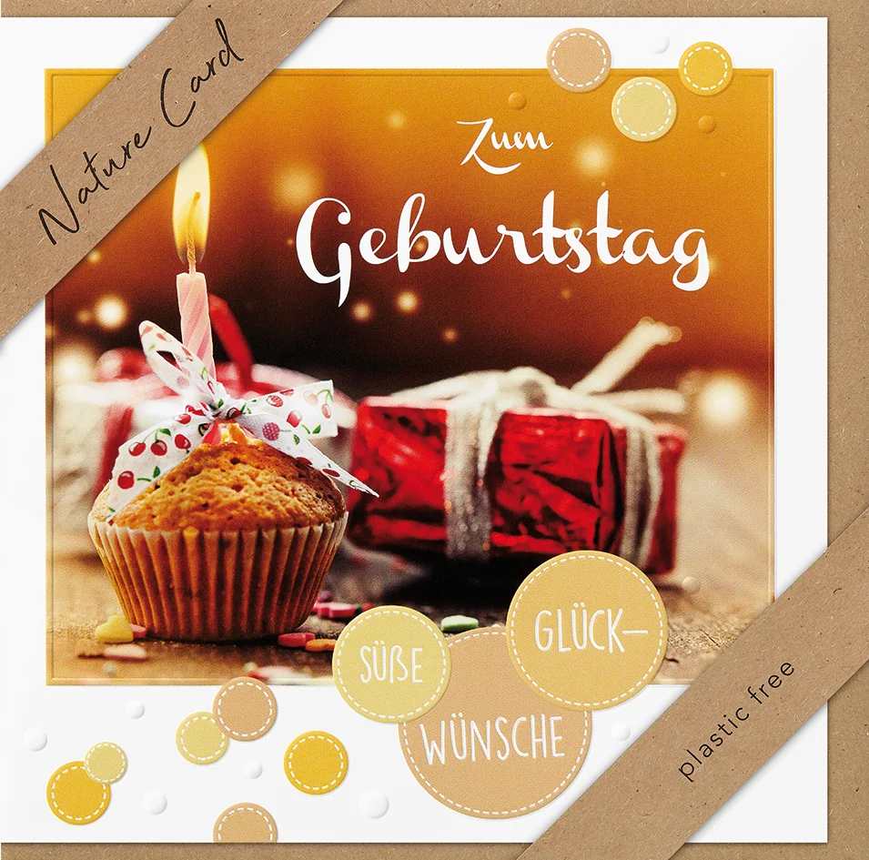 bsb, Billett, Nature Card quadr. Geburtstag