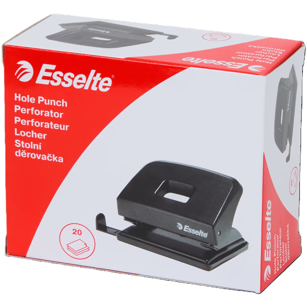 Esselte Locher schwarz