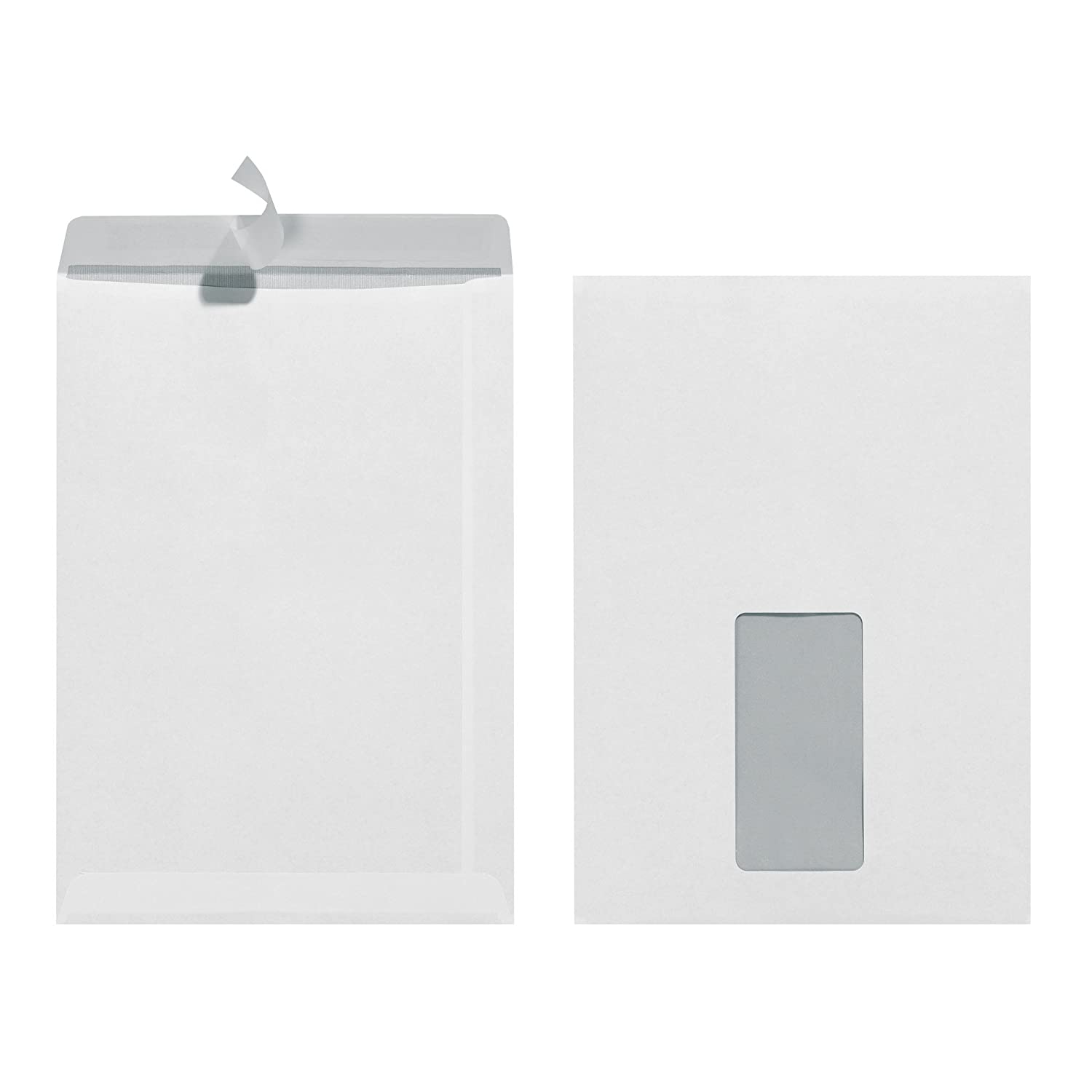Herlitz Briefumschlag, DIN C5, mit Fenster, weiß 25 Stück