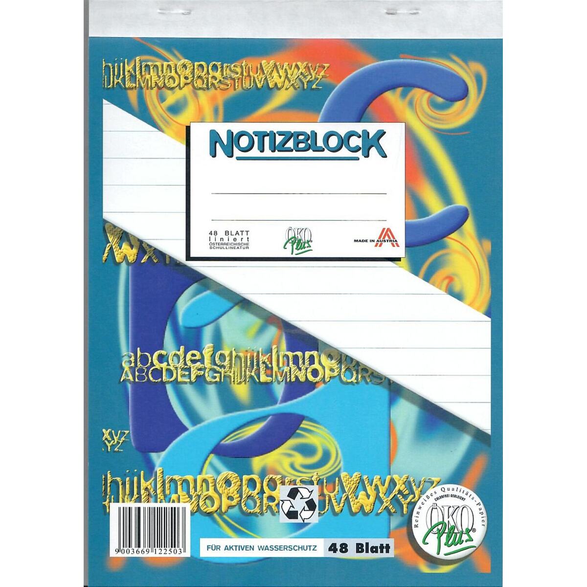 ÖKO Notizblock A5 Liniert 48 Blatt perforiert