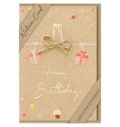 bsb, Billett, Nature Card. Happy Birthday