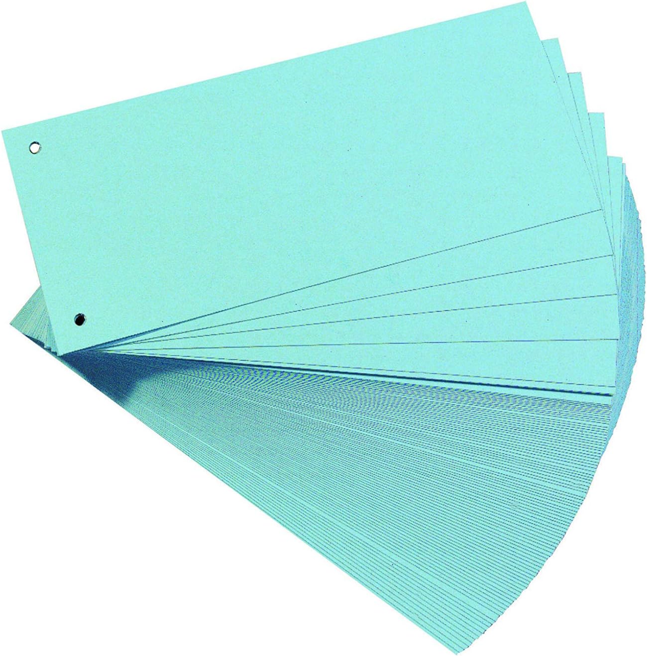 Herlitz Trennstreifen gelocht 10,5 x 24cm blau